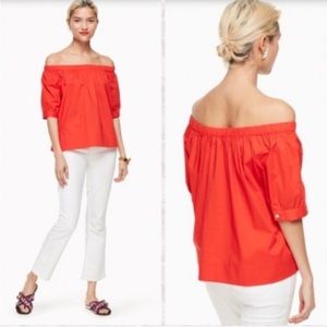 Kate spade ♠️ Broome Street off the shoulder top